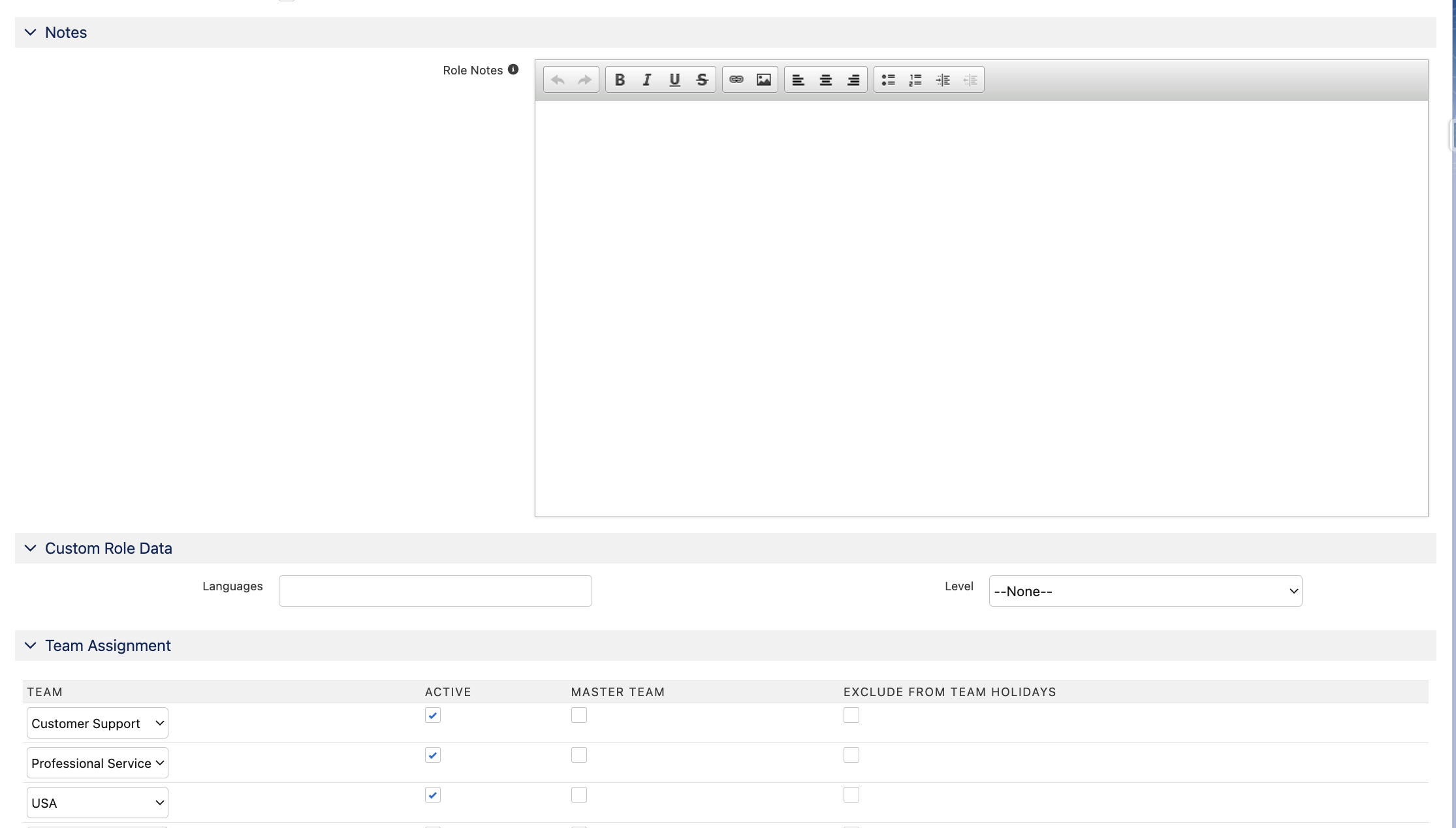 Add Custom Fields to the Role Page