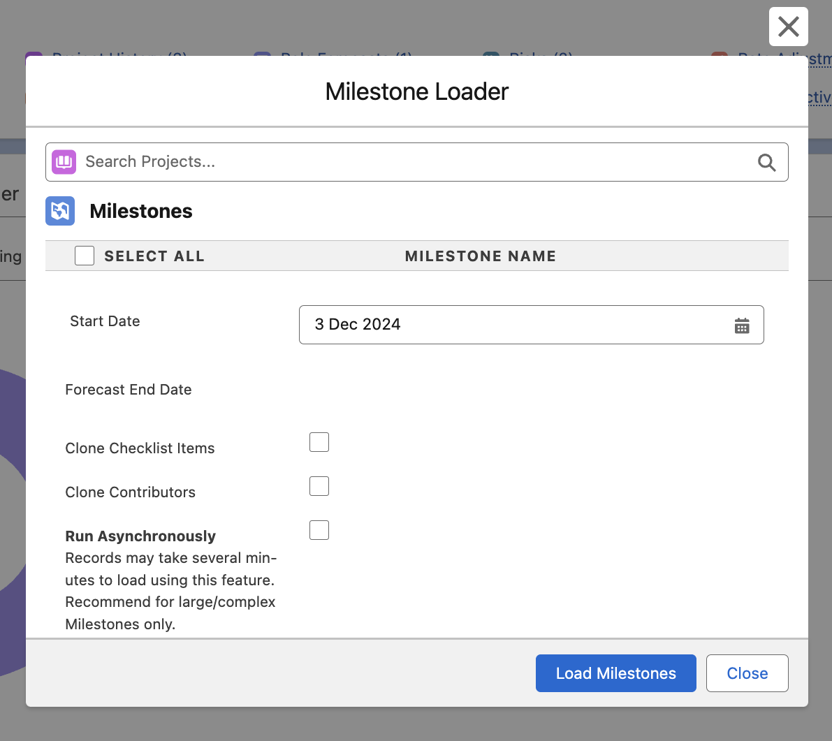 Can I clone multiple Milestones?