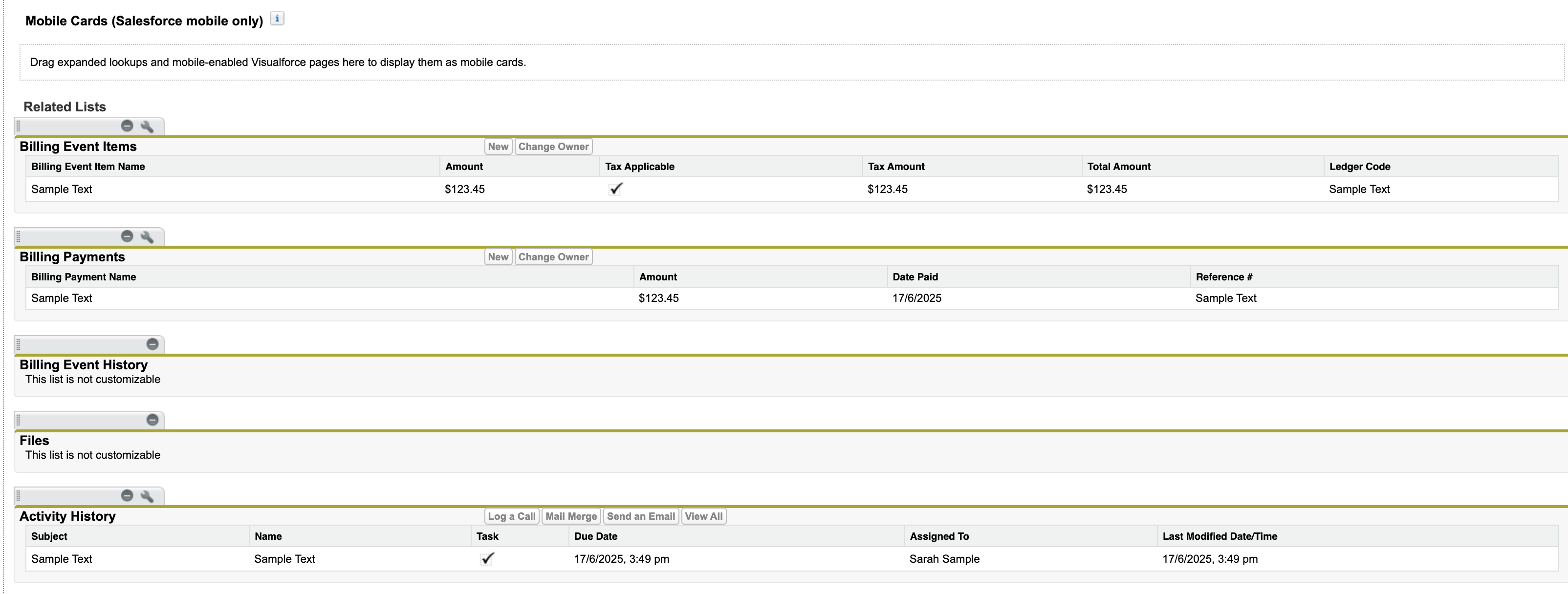 What is the Billing Event Object?